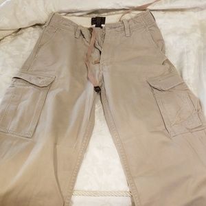 Abercrombie Cargo Pants in Beige